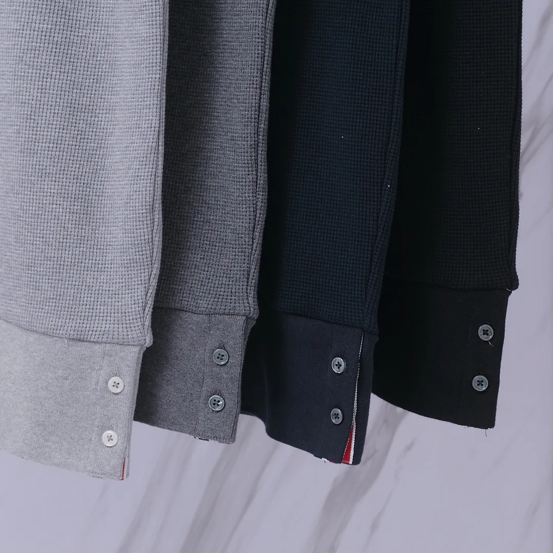 ：107 （TB ） THOM BROWNE TBNew Arrival 420 OS Factory Same Style Size Authentic TB + + ：Light Gray/Dark Gray/Navy Blue/Black Size：0/1/2/3/4